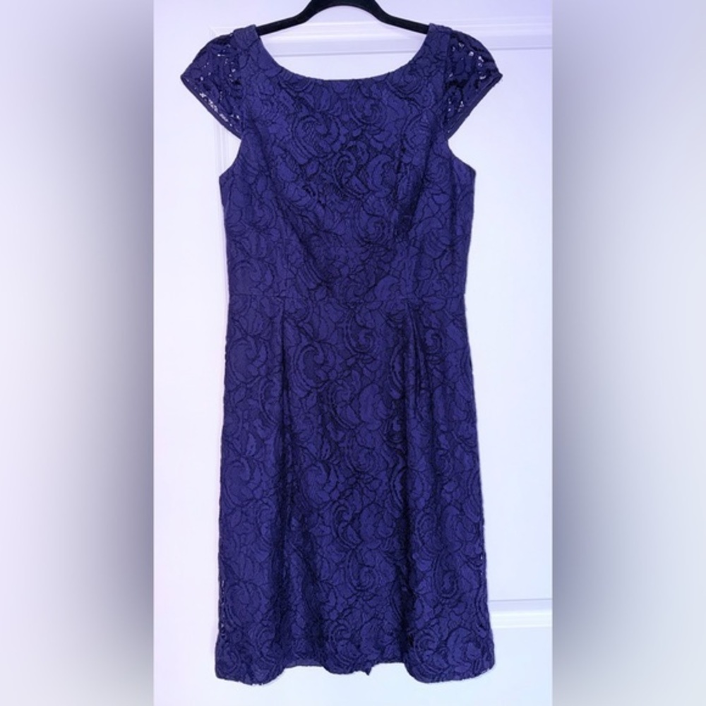 J. Crew Women’s Navy Lace Mini Dress size 4
